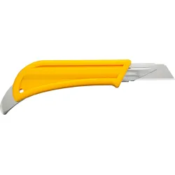 Olfa OL 18 mm Cuttermesser - Tepichmesser - Mehrzweckmesser - Gelb - Langlebig