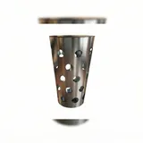 KAWOLA Bartisch VINO 65 x 111 x 65 cm Schwarz/Silber