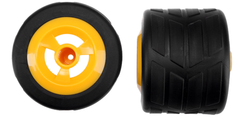 2 hintere Reifen mit Felgen Herstellungs code 1515 und später für 162060 Yoshi162061