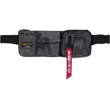 Alpha Industries Tragetasche ALPHA INDUSTRIES "Crew Utility Bag Camo", Gr. onesize, schwarz (schwarz camo), Obermaterial: 100% Polyester; Futter: 100% Nylon, Taschen