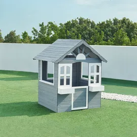 casa.pro Spielhaus Vesa Tannenholz Grau