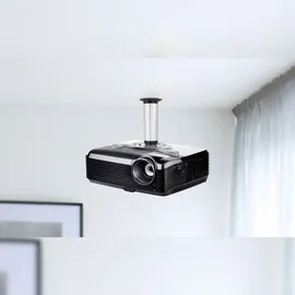 SpeaKa Professional Projector Beamer-Deckenhalterung Neigbar, Drehbar Boden-/Deckenabstand (max.): 20 cm Silber