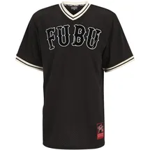 FUBU Vintage Lacque Mesh Tee schwarz S