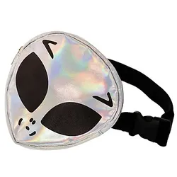 Tasche "Alien", holo-silber