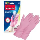 Vileda Haushaltshandschuhe Sensitive L rosa, 2 Stück