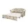 Sofa.de Schlafsofa Anke Webstoff 163 x 85 x 89 cm Beige/Mehrfarbig mit Schlaffunktion