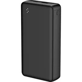 Wow WOW, Powerbank 20000 mAh USB-A / USB-C kompakt, Schwarz