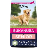 Eukanuba Hundefutter mit Lamm & Reis für große Rassen - Trockenfutter für Senior Hunde, 2,5 kg