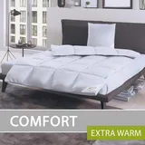 BettwarenShop Daunendecke Comfort extra warm, Füllung: 60% Daunen, 40% Federn