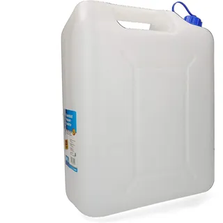 CARTREND Wasserkanister 20 Liter Volumen Kunststoff weiß