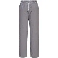 PORTWEST Kochhose Bromley, 100% Baumwolle Schwarz XL,