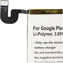 AccuCell Akku passend für Google Pixel 3a XL, Li-Polymer, 3,85V, 3400mAh, 13,1Wh, built-in, ohne Werkzeug