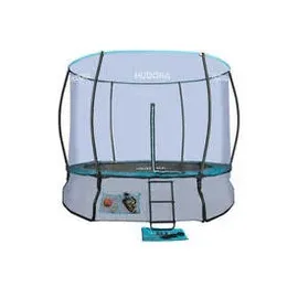 Hudora Fantastic 300V 300 cm inkl. Sicherheitsnetz und Leiter grün/türkis