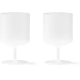 Ferm Living Ripple Weinglas 0,27 l 2 St.
