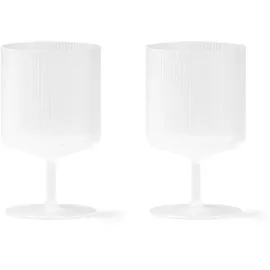 Ferm Living Ripple Weinglas 0,27 l 2 St.