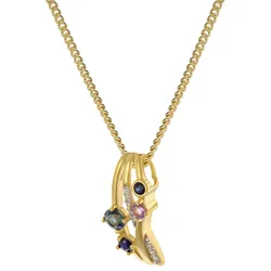 GLIZZ GL8352 Damen Schmuck-Anhänger Gold 333/8K an vergoldeter Halskette
