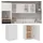 vidaXL Hängeschrank Holzwerkstoff 39,5x31x60 cm Weiß