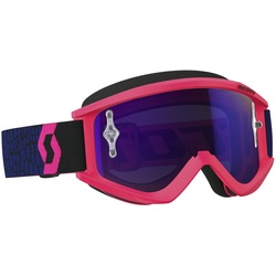 Scott Recoil XI Brille Blau Neon Pink Chrome Works, pink-blau für Männer
