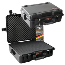 your perfect case YPC Xplorer Case XL Outdoor Case, Schwarz, 530x400x180mm