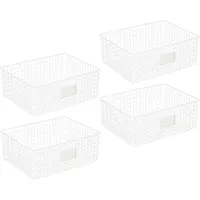 MDesign 16938MDK Aufbewahrungsbox Aufbewahrungskorb Stahl weiß