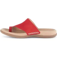Gabor Pantoletten,Abs.b.35mm, m.Fußbett in rot, 41 - Rot