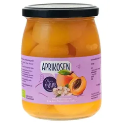 NurPuur Aprikosen halbiert gesüßt bio