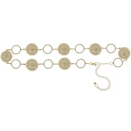 LASCANA Kettengürtel Schmuckgürtel Metall gold 0 cm