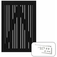 Plus Holz Einzeltor Tangent Nadelholz Schwarz 95 cm x