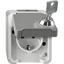 Merten Schuko-Steckdose Lichtgrau 1 St.