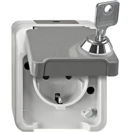 Merten Schuko-Steckdose Lichtgrau 1 St.