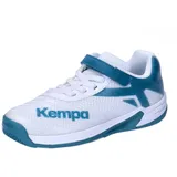 Kempa Jungen Unisex Kinder Wing 2.0 Junior Sport-Schuhe, weiß/deep blau, 31