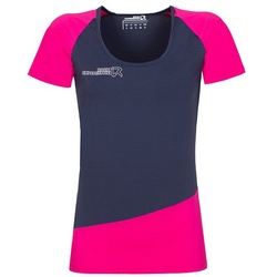 ROCK EXPERIENCE MERLIN SS W T-SHIRT - Da., blue nights/beetr purp (XS)