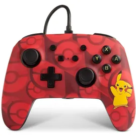 PowerA Pikachu Enhanced Wired Controller Rot für Nintendo Switch