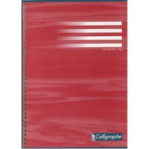 Calligraphe 10x Spiralbuch A4 50Bl 70g F-Lin- Sortiert 2406C