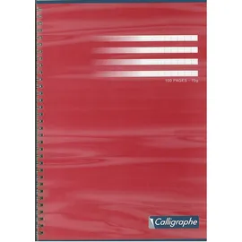 Calligraphe 10x Spiralbuch A4 50Bl 70g F-Lin- Sortiert 2406C
