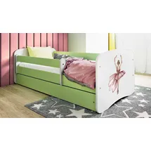 raumhirsch furniture Kinderbett Raumhirsch 80 x 180 cm Holzwerkstoff grün