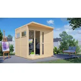 BERTILO Gartenbüro Concept Office 297 x 234 cm Naturbelassen