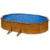 Gre Pacific oval Pool Set 4-tlg. 500 x 300 x 120 cm inkl. Sandfilteranlage