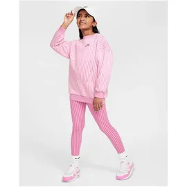 Nike Sportswear Oversized Fleece Crewneck Sweatshirt Mädchen 646 magic flamingo/magic flamingo/hyper pink M 137-146 cm