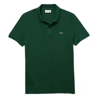 Lacoste Slim Fit Poloshirt mit Label-Patch Modell 'PIQUE', Gruen, M