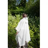 ZEBRO Regenponcho Regen Poncho weiß