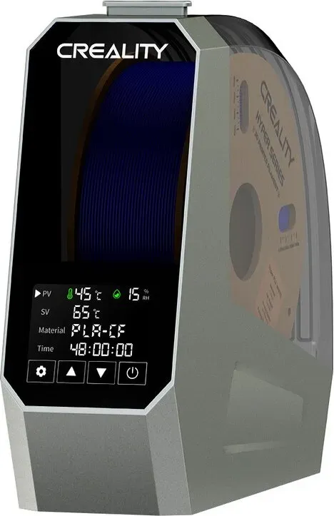 Creality Space PI Filament-Trockner | 3D-Drucker Filament-Trockenbox mit 360° 110W PTC-Heißluftheizung, verbesserte Filament-Entwässerungs-Aufbewahrungsbox, kompatibel mit Nylon, ABS, PETG, PLA, TPU 1,75mm & 2,85mm Filament