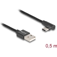 DeLock USB-Kabel USB 2.0 Kabel Typ-A Stecker, USB-C® Stecker