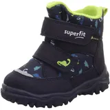 superfit Baby Jungen HUSKY1 warm gefütterte Gore-Tex Stiefel, BLAU/HELLGRÜN 8000