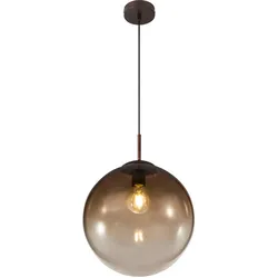 Pendel Lampe Hänge Decken Leuchte Schlaf Gäste Zimmer Kugel Glas Strahler