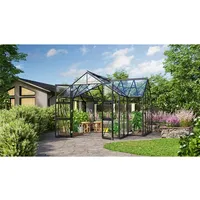 Vitavia Campus Alu Schwarz Glas 3 mm 13 m2