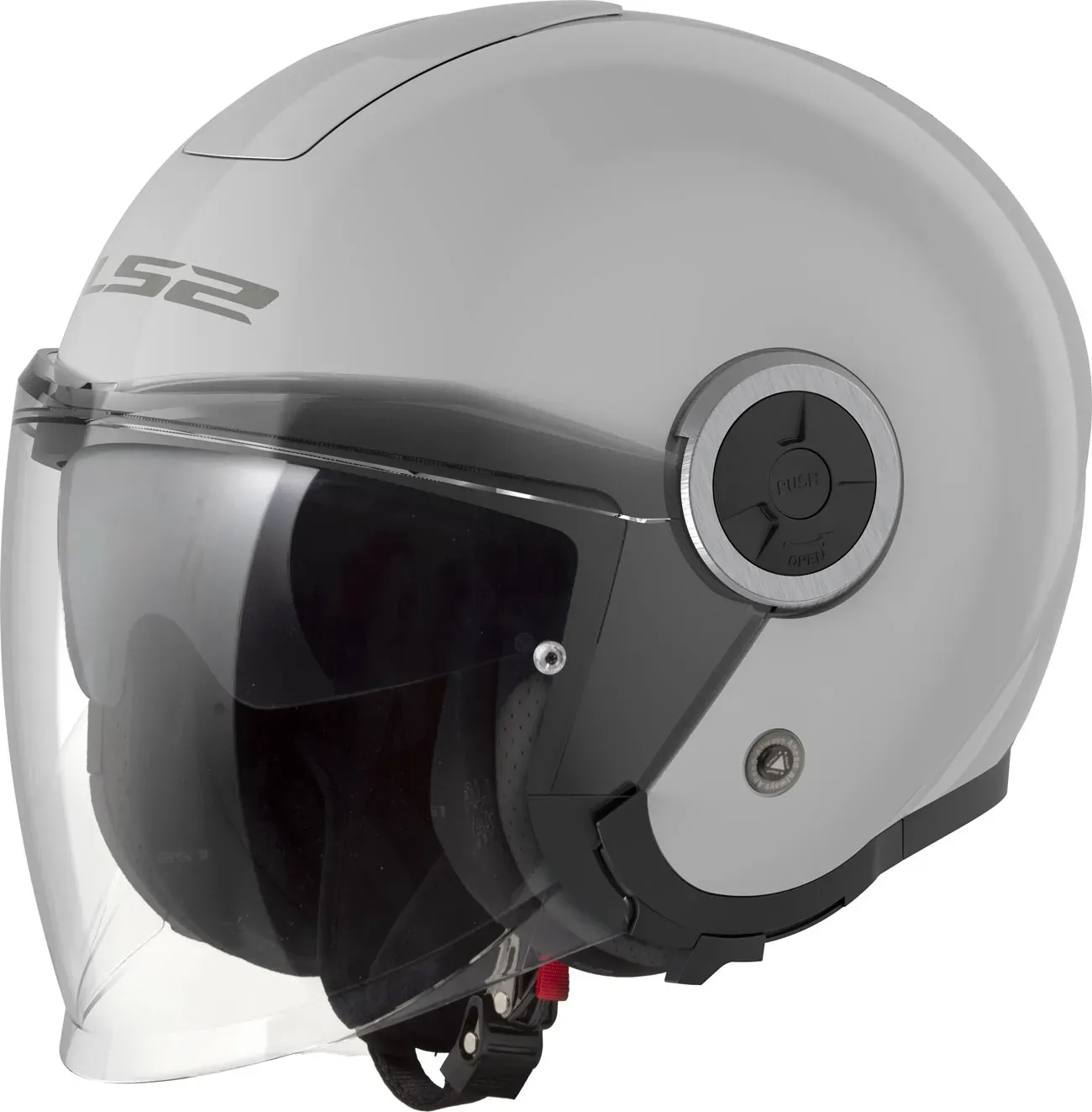 LS2 OF620 Classy Solid, casque à réaction - Gris - L