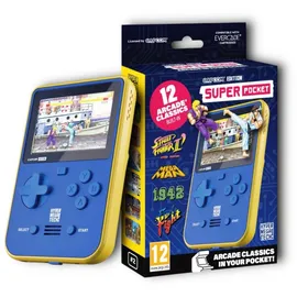 Blaze Capcom Super Pocket 12 Spiele Blau
