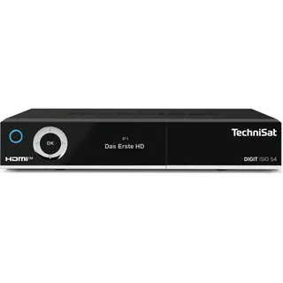 TechniSat Digit Isio S4 (DVB-S, DVB-S2, CI+-Schacht), TV Receiver, Schwarz