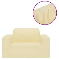 vidaXL Sofahusse Creme 100% Polyester